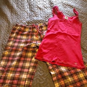PINK pajama set (tank and pants)
